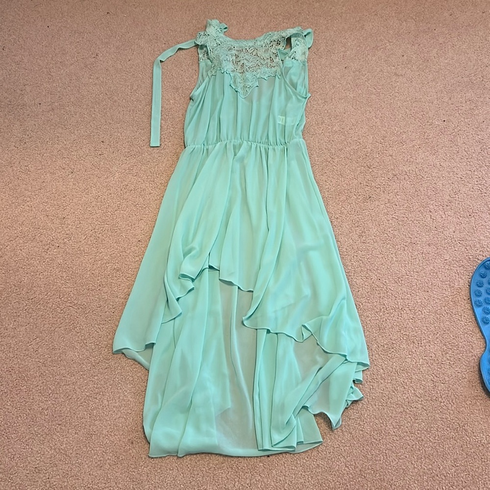 Teal dress